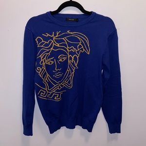 Versace Medusa Crewneck Sweater Wool
